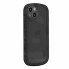 For iPhone 15 Plus ENKAY Hat-Prince Translucent Matte TPU Shockproof Phone Case(Black) - 1