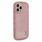 For iPhone 15 Pro Max ENKAY Hat-Prince Translucent Matte TPU Shockproof Phone Case(Pink) - 1