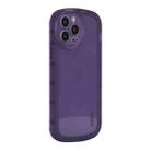 For iPhone 15 Pro Max ENKAY Hat-Prince Translucent Matte TPU Shockproof Phone Case(Purple) - 1