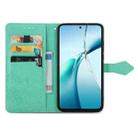For OPPO Reno13 Pro Mandala Flower Embossed Leather Phone Case(Green) - 3