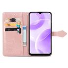 For Ulefone Note 15 Mandala Flower Embossed Leather Phone Case(Rose Gold) - 3
