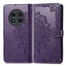 For Ulefone Note 15 Mandala Flower Embossed Leather Phone Case(Purple) - 2