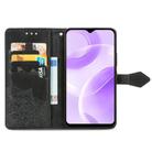 For Ulefone Note 15 Mandala Flower Embossed Leather Phone Case(Black) - 3