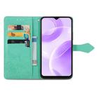 For Ulefone Note 15 Mandala Flower Embossed Leather Phone Case(Green) - 3