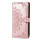 For vivo Y100 IDN Mandala Flower Embossed Leather Phone Case(Rose Gold) - 2