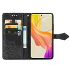 For vivo Y100 IDN Mandala Flower Embossed Leather Phone Case(Black) - 3