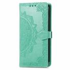 For vivo Y100 IDN Mandala Flower Embossed Leather Phone Case(Green) - 2