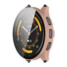 For Garmin Venu 3S ENKAY Hat-Prince Full Coverage PC + Tempered Glass Film Integrated Watch Case(Pink) - 1