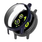 For Garmin Active 5 ENKAY Hat-Prince Full Coverage PC + Tempered Glass Film Integrated Watch Case(Dark Blue) - 1