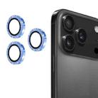 For iPhone 17 Pro / 17 Pro Max ENKAY Hat-Prince Glitter Rear Lens Aluminium Alloy Tempered Glass Film(Blue) - 1