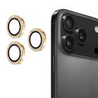 For iPhone 17 Pro / 17 Pro Max ENKAY Hat-Prince Glitter Rear Lens Aluminium Alloy Tempered Glass Film(Gold) - 1