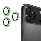 For iPhone 17 Pro / 17 Pro Max ENKAY Hat-Prince Glitter Rear Lens Aluminium Alloy Tempered Glass Film(Deep Green) - 1