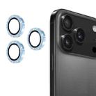 For iPhone 17 Pro / 17 Pro Max ENKAY Hat-Prince Glitter Rear Lens Aluminium Alloy Tempered Glass Film(Sierra Blue) - 1