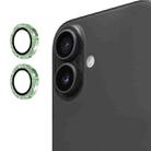 For iPhone 17 ENKAY Hat-Prince Glitter Rear Lens Aluminium Alloy Tempered Glass Film(Deep Green) - 1