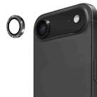 For iPhone 17 Air ENKAY Hat-Prince Glitter Rear Lens Aluminium Alloy Tempered Glass Film(Black) - 1