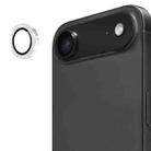 For iPhone 17 Air ENKAY Hat-Prince Glitter Rear Lens Aluminium Alloy Tempered Glass Film(Silver) - 1