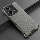 For Xiaomi Poco X6 Shockproof Honeycomb Phone Case(Black) - 2