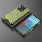 For Xiaomi Poco X6 Shockproof Honeycomb Phone Case(Green) - 3