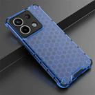 For Xiaomi Poco X6 Shockproof Honeycomb Phone Case(Blue) - 2