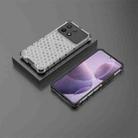For Xiaomi Poco X6 Pro Shockproof Honeycomb Phone Case(White) - 3