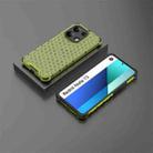 For Redmi Note 13 4G Global Shockproof Honeycomb Phone Case(Green) - 3