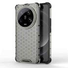 For Xiaomi 14 Ultra Shockproof Honeycomb Phone Case(Black) - 1