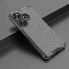 For Xiaomi Redmi Turbo 3 Shockproof Honeycomb Phone Case(Black) - 2