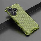 For Xiaomi Redmi Turbo 3 Shockproof Honeycomb Phone Case(Green) - 2