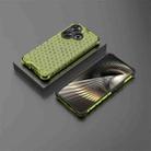 For Xiaomi Redmi Turbo 3 Shockproof Honeycomb Phone Case(Green) - 3