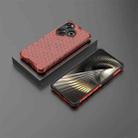 For Xiaomi Poco F6 Shockproof Honeycomb Phone Case(Red) - 3