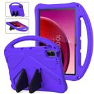 For Lenovo Tab M10 5G 2023 EVA Shockproof Tablet Case with Holder(Purple) - 1