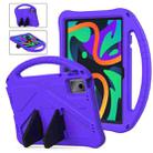 For Lenovo Tab M11 /Xiaoxin Pad 11 2024 EVA Shockproof Tablet Case with Holder(Purple) - 1