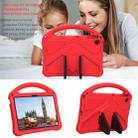 For Lenovo Tab TB-311 / WIFI 10.1 2025 EVA Shockproof Tablet Case with Holder(Red) - 2