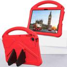 For Lenovo Tab K10 Gen 2 / WiFi 2025 EVA Shockproof Tablet Case with Holder(Red) - 2