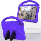 For Lenovo Tab K10 Gen 2 / WiFi 2025 EVA Shockproof Tablet Case with Holder(Purple) - 2