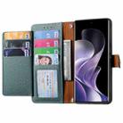 For Xiaomi Redmi Note 14 Pro+ 5G Love Zipper Lanyard Leather Phone Case(Green) - 3