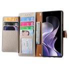 For Xiaomi Redmi Note 14 Pro+ 5G Love Zipper Lanyard Leather Phone Case(Gray) - 3