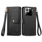 For Xiaomi 15 Love Zipper Lanyard Leather Phone Case(Black) - 2