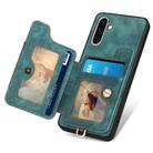 For Samsung Galaxy A36 Retro Skin-feel Ring Multi-card Wallet Phone Case(Green) - 3
