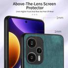 For Xiaomi Poco F5 Retro Skin-feel Ring Card Wallet Phone Case(Green) - 6