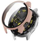 For Huawei Watch GT 4 46mm PC + Tempered Film Integrated Watch Protective Case(Pink) - 1