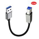 JUNSUNMAY USB 3.0 Male to USB 3.0 Male Cord Cable Compatible with Docking Station, Length:0.3m - 1