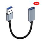 JUNSUNMAY 2A USB 3.0 Male to Female Extension Cord High Speed Charging Data Cable, Length:1m - 1