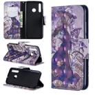 3D Colored Drawing Pattern Horizontal Flip Leather Case for Huawei Honor 10i / P Smart Plus, with Holder & Card Slots & Wallet(Peacock) - 1