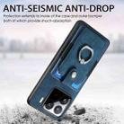 For Xiaomi 15 Retro Skin-feel Ring Card Wallet Phone Case(Blue) - 3