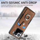 For Xiaomi 15 Retro Skin-feel Ring Card Wallet Phone Case(Brown) - 3