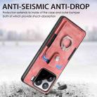 For Xiaomi 15 Retro Skin-feel Ring Card Wallet Phone Case(Pink) - 3