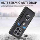 For Xiaomi Redmi Note 14 5G Retro Skin-feel Ring Card Wallet Phone Case(Black) - 3