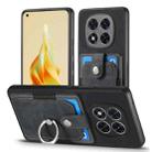 For Xiaomi Redmi Note 14 Pro 5G Retro Skin-feel Ring Card Wallet Phone Case(Black) - 2