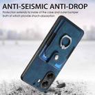 For Xiaomi Poco X7 Pro Retro Skin-feel Ring Card Wallet Phone Case(Blue) - 3
